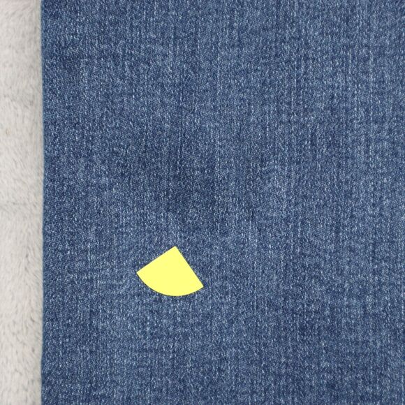 Casual Pants Womens 2 Blue Denim Flat Front Flare Stretch Pockets Jeans Bottoms - Picture 8 of 14